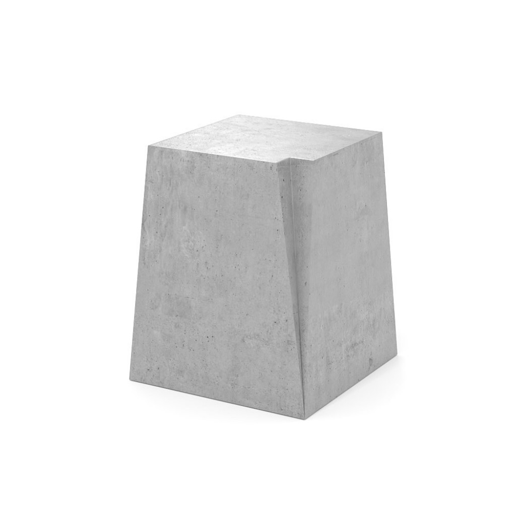 Chocofur concrete stool preview image 1